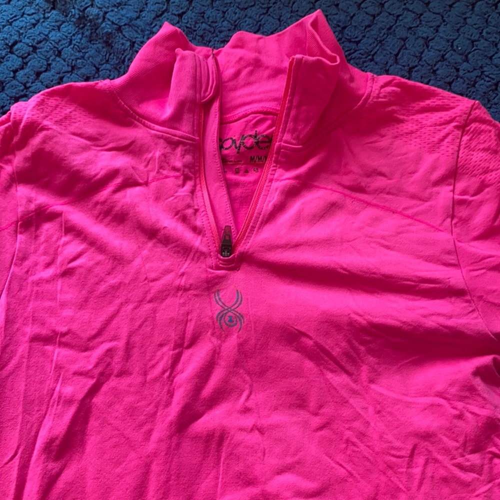 Pink Spyder Active wear shirt medium